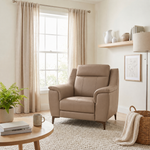 Nicoletti Carmen Armchair - Armchair CB — Feet: Graubraun / Torello PS 312 Taupe, gallery image 3