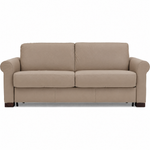 Nicoletti Carlotta 3 Seater Sofa Bed with Curved Arms - 2.5 Sofabed with Arms Rondo CB Sofa Beds Sterling Home 1 Torello Taupe 312