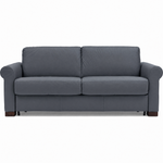 Nicoletti Carlotta 3 Seater Sofa Bed with Curved Arms - 2.5 Sofabed with Arms Rondo CB Sofa Beds Sterling Home 3 Torello Blu-S 81