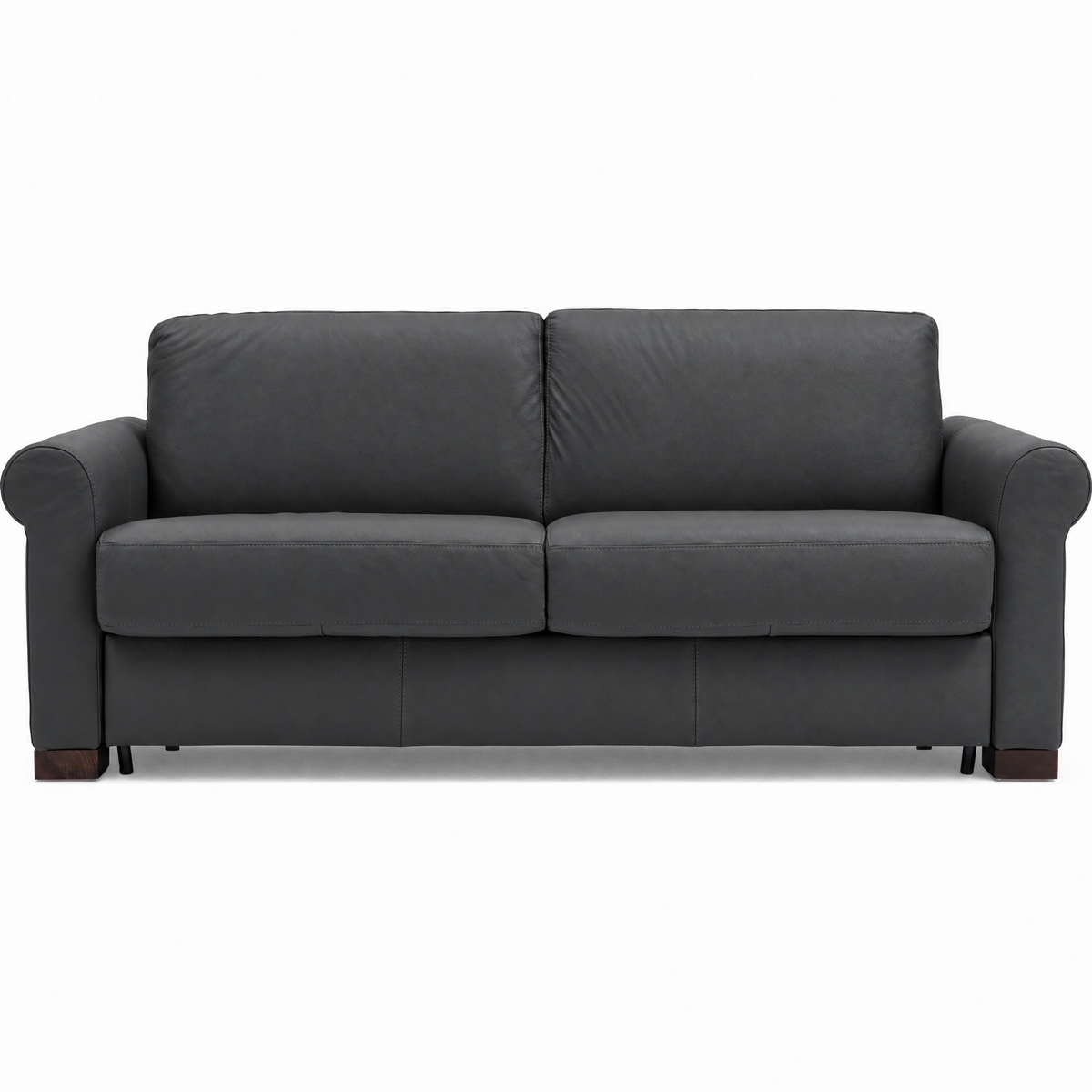 Nicoletti Carlotta 3 Seater Sofa Bed with Curved Arms - 2.5 Sofabed with Arms Rondo CB Sofa Beds Sterling Home 9 Torello Nero 71