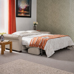 Nicoletti Carlotta 3 Seater Sofa Bed with Curved Arms - 2.5 Sofabed with Arms Rondo CB — Torello Fango 352, gallery image 2