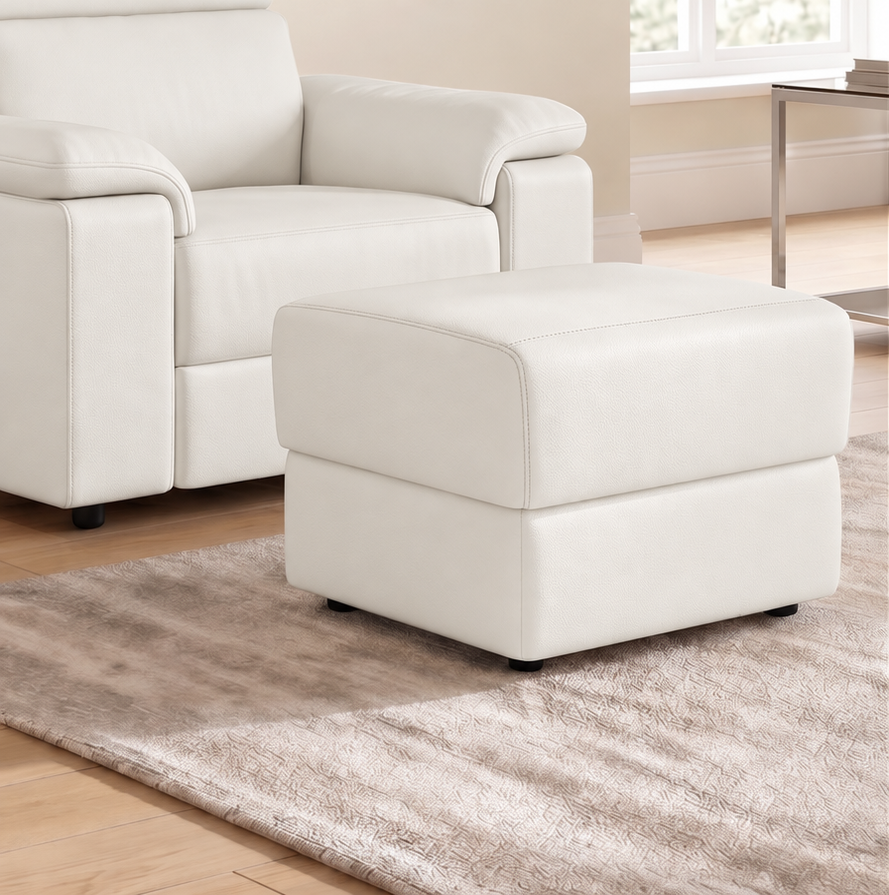 Nicoletti Rossini Storage Footstool - Ottoman Holder CB — Torello PS Bianco 93, gallery image 4