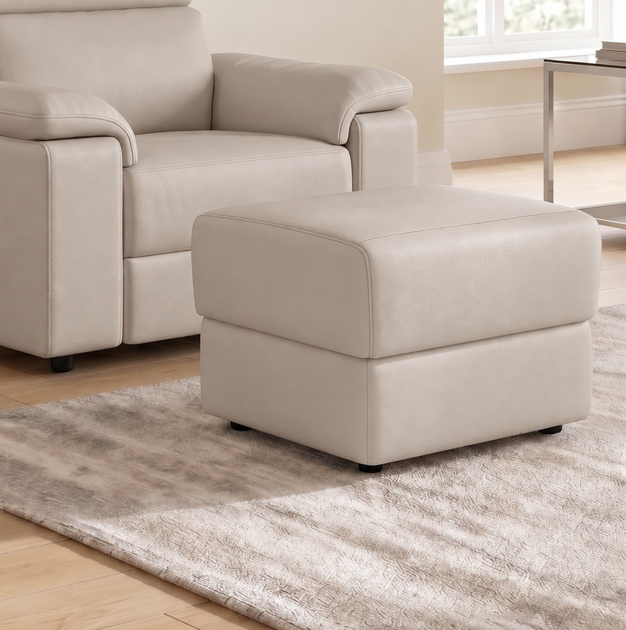 Nicoletti Rossini Storage Footstool - Ottoman Holder CB — Torello PS Fango 352, gallery image 4