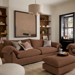 Vogue Williams Bayswater Extra Large Sofa - Extra Large Sofa Matt Chenille — Matt Chenille Terracotta, gallery image 1
