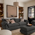 Vogue Williams Bayswater Extra Large Sofa - Extra Large Sofa Matt Chenille — Matt Chenille Midnight, gallery image 1