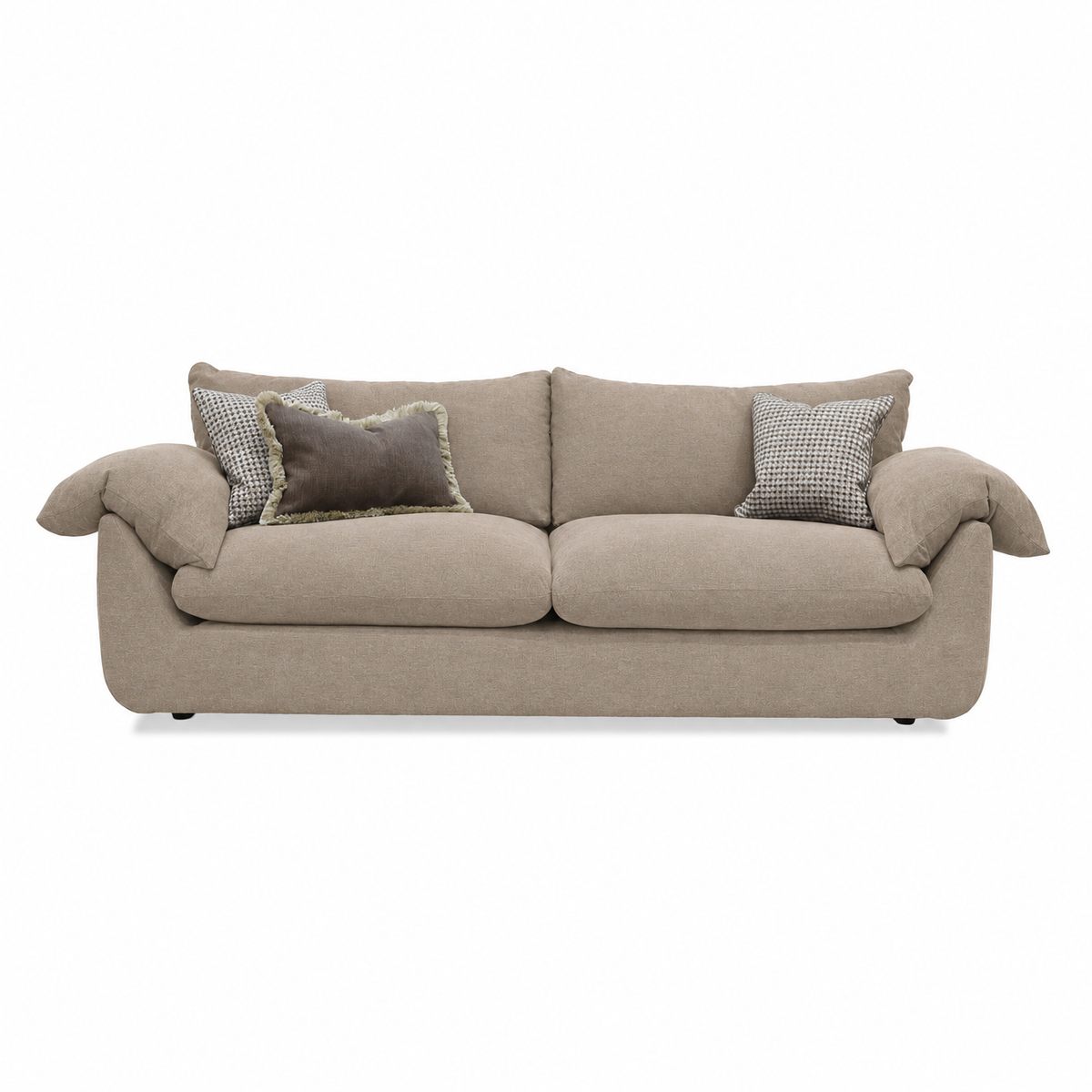Vogue Williams Bayswater Extra Large Sofa - Extra Large Sofa Matt Chenille 4 Seater Sofas Sterling Home 6 Matt Chenille Stone