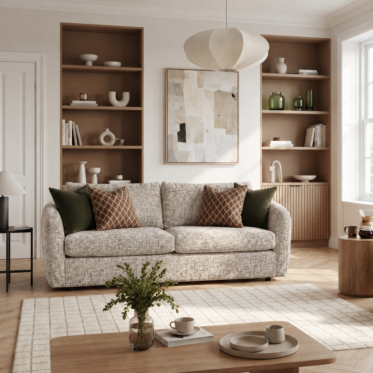 Vogue Williams Carnaby Medium Sofa - Medium Sofa Soft Boucle — Soft Boucle Taupe, gallery image 1