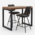 Detroit Bar Table & 2 Starley Bar Stools Set