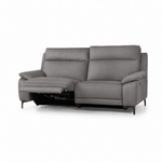Nicoletti Vivaldi 3 Seater Recliner Sofa On Legs - 3 Seater Double Power Recliner on Legs CB Torello - Power Recliner with USB-C 3 Seater Sofas Sterling Home 7 Torello PS Chocol -S 91