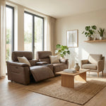 Rialto Media 3 Seater Sofa - Media 3 Seater Sofa CAT30F - Power Recliner with USB 3 Seater Sofas Sterling Home 2