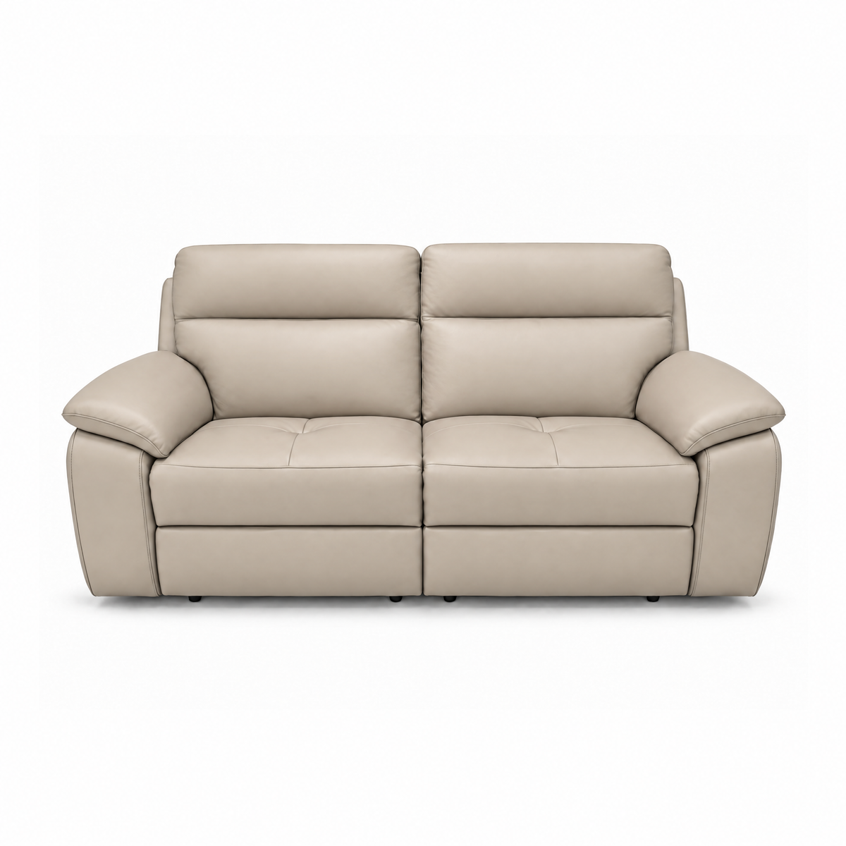Nicoletti Vivaldi 3 Seater Recliner Sofa - 3 Seater Double Power Recliner CB Torello - Power Recliner with USB-C 3 Seater Sofas Sterling Home 7 Torello PS 312 Taupe