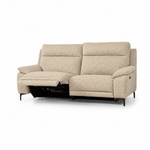 Nicoletti Vivaldi 3 Seater Recliner Sofa On Legs - 3 Seater Double Power Recliner on Legs NA/NE - Power Recliner with USB-C 3 Seater Sofas Sterling Home 5 Gaston 704 Avorio