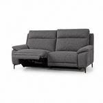 Nicoletti Vivaldi 3 Seater Recliner Sofa On Legs  - 3 Seater Double Power Recliner on Legs NA/NE - Power Recliner with USB-C
