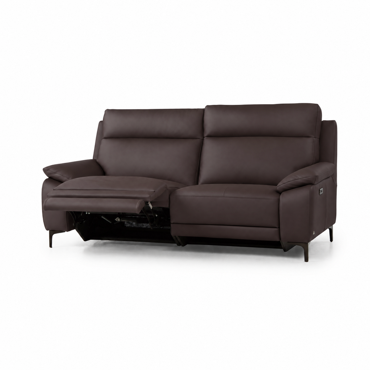 Nicoletti Vivaldi 3 Seater Recliner Sofa On Legs  - 3 Seater Double Power Recliner on Legs CK Botero - Power Recliner with USB-C