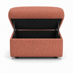 Nicoletti Vivaldi Storage Footstool - Ottoman Holder NA/NE — Gaston 724 Corallo, gallery image 2
