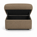 Nicoletti Vivaldi Storage Footstool - Ottoman Holder NA/NE — Gaston 744 Nocciola, gallery image 2