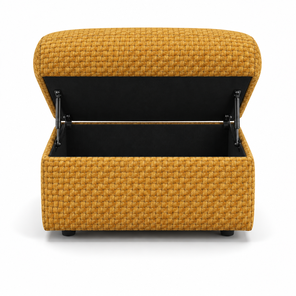 Nicoletti Vivaldi Storage Footstool - Ottoman Holder NA/NE — Gaston Giallo, gallery image 2