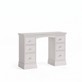 Aria Grey Double Pedestal Dressing Table