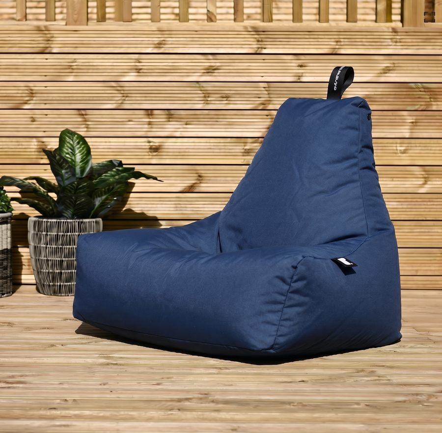 Extreme Lounging Dark Blue Mighty Outdoor Bean Bag - Mighty B Bag Royal Outdoor Bean Bags Sterling Home 1