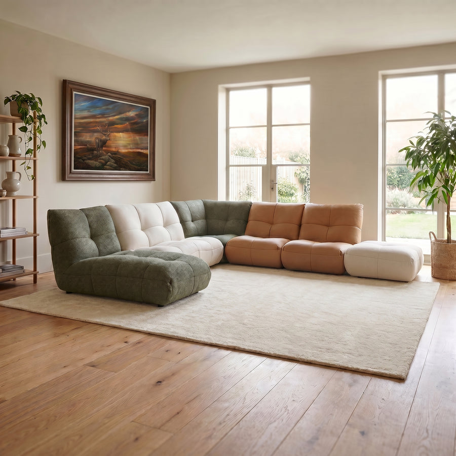 Comet Corner Sofa - Combination 1 - Corner Sofa Group Cat 20S + Fabric Corner Sofas Sterling Home 2