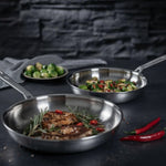 Culinary Fiveply Frying Pan Set - Culinary Fiveply Frying Pan Set Cookware Sterling Home 1