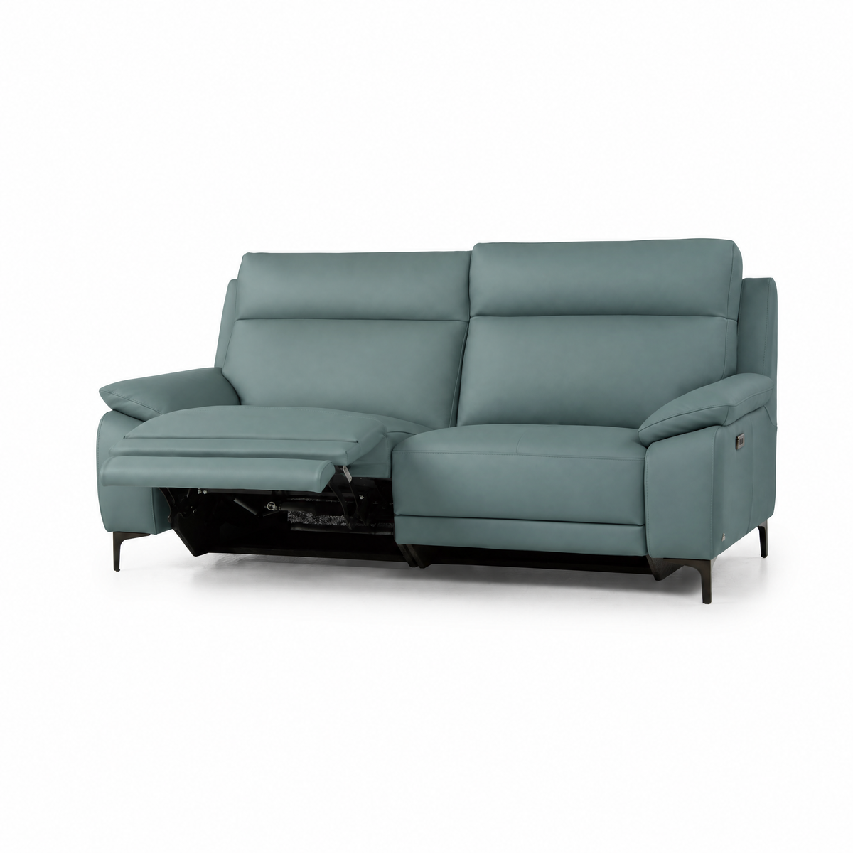 Nicoletti Vivaldi 3 Seater Recliner Sofa On Legs - 3 Seater Double Power Recliner on Legs CK Botero - Power Recliner with USB-C 3 Seater Sofas Sterling Home 9 Botero 2155 Ottanio