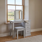 Aria Grey Stool - Stool Light Grey Stools Sterling Home 2