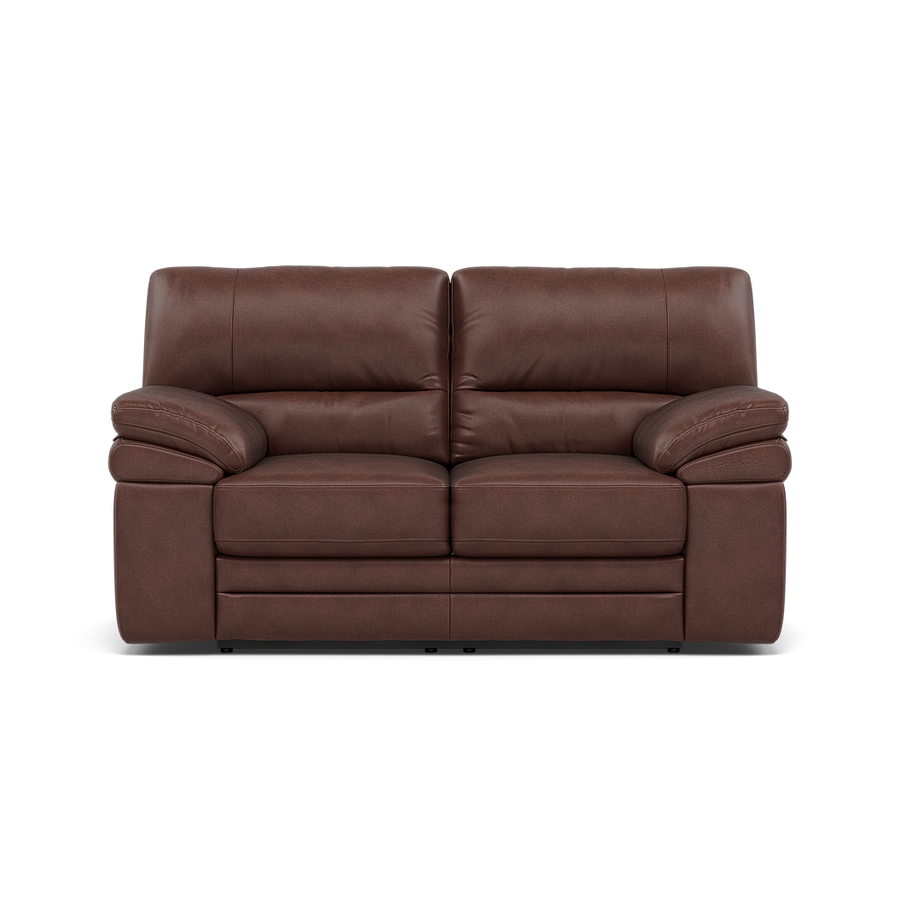 Gino 2 Seater Recliner Sofa - 2 Seater Manual Recliner Sofa Cat 55 - Manual Recliner Sterling Home Cat-55/27 Seattle Chestnut 1