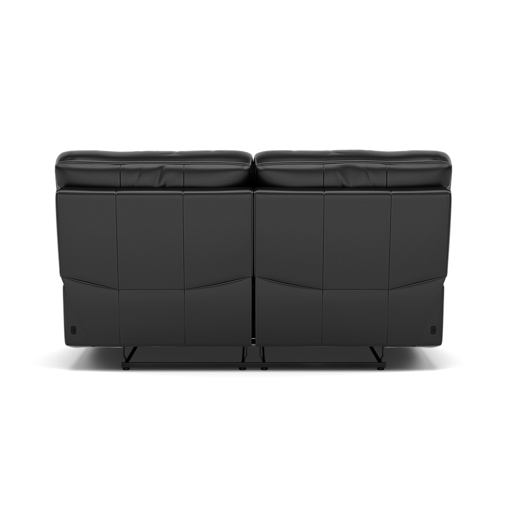 Gino 2 Seater Recliner Sofa - 2 Seater Manual Recliner Sofa Cat 55 - Manual Recliner — Cat-55/72 New Club Dark Grey, gallery image 2