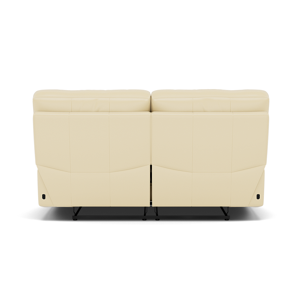 Gino 2 Seater Recliner Sofa - 2 Seater Manual Recliner Sofa Cat 60 - Manual Recliner — Cat-60/02 Montana Cool Cream, gallery image 2