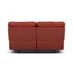 Gino 2 Seater Recliner Sofa - 2 Seater Manual Recliner Sofa Cat 60 - Manual Recliner — Cat-60/11 Montana Flame, gallery image 2