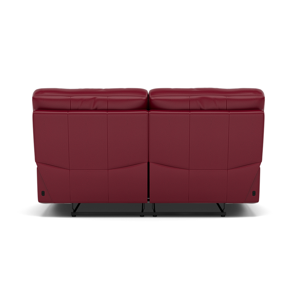 Gino 2 Seater Recliner Sofa - 2 Seater Manual Recliner Sofa Cat 60 - Manual Recliner — Cat-60/13 Montana Cranberry, gallery image 2