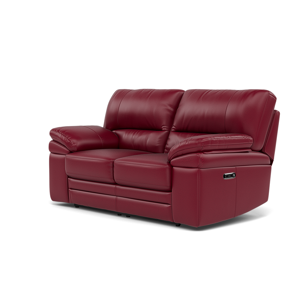 Gino 2 Seater Recliner Sofa - 2 Seater Manual Recliner Sofa Cat 60 - Manual Recliner — Cat-60/13 Montana Cranberry, gallery image 3