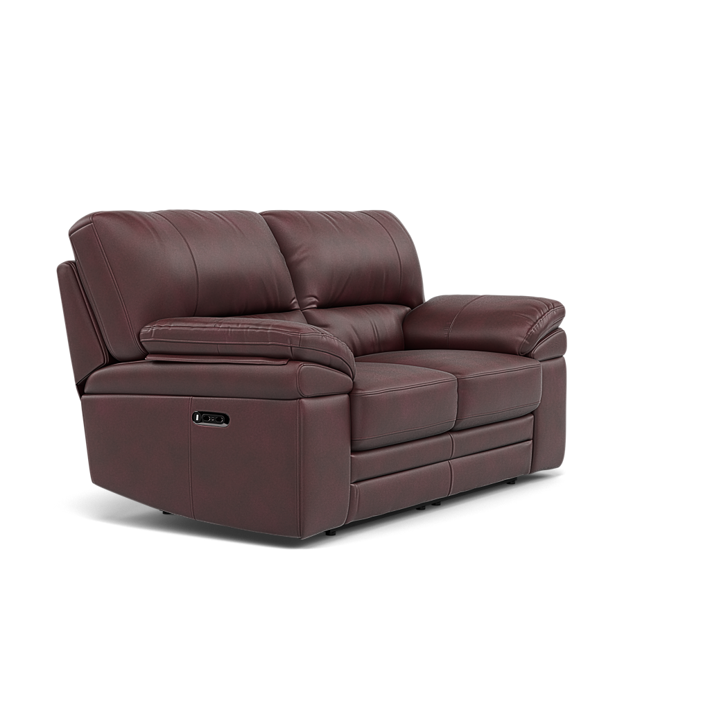 Gino 2 Seater Recliner Sofa - 2 Seater Manual Recliner Sofa Cat 60 - Manual Recliner — Cat-60/15 Montana Ruby, gallery image 1