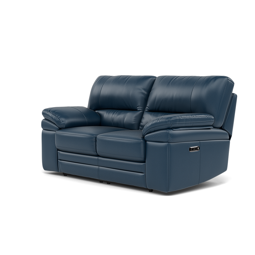 Gino 2 Seater Recliner Sofa - 2 Seater Manual Recliner Sofa Cat 60 - Manual Recliner — Cat-60/17 Montana Ocean, gallery image 3