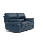 Gino 2 Seater Recliner Sofa - 2 Seater Manual Recliner Sofa Cat 60 - Manual Recliner — Cat-60/17 Montana Ocean, gallery image 1