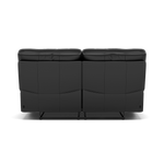 Gino 2 Seater Recliner Sofa - 2 Seater Manual Recliner Sofa Cat 60 - Manual Recliner — Cat-60/22 Montana Jet Black, gallery image 2