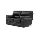 Gino 2 Seater Recliner Sofa - 2 Seater Manual Recliner Sofa Cat 60 - Manual Recliner — Cat-60/22 Montana Jet Black, gallery image 3