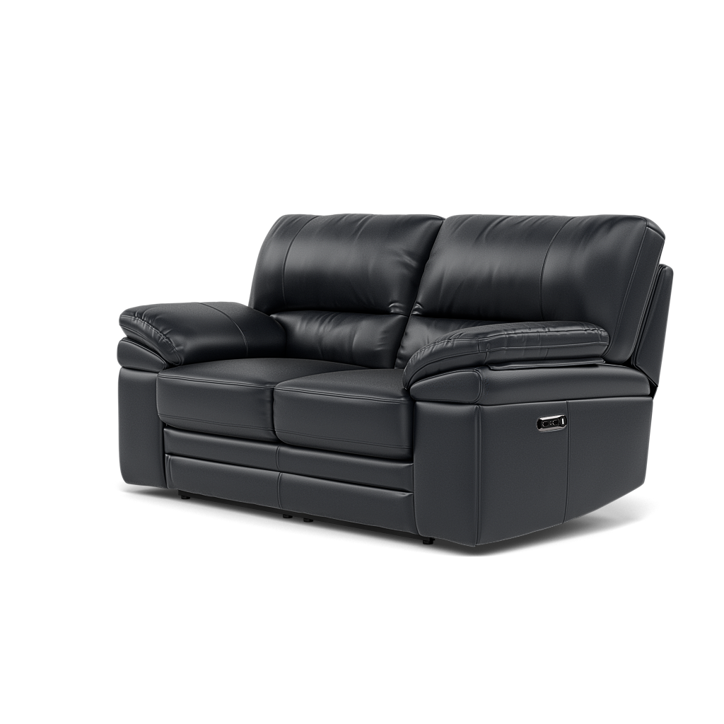 Gino 2 Seater Recliner Sofa - 2 Seater Manual Recliner Sofa Cat 60 - Manual Recliner — Cat-60/24 Montana Navy, gallery image 3