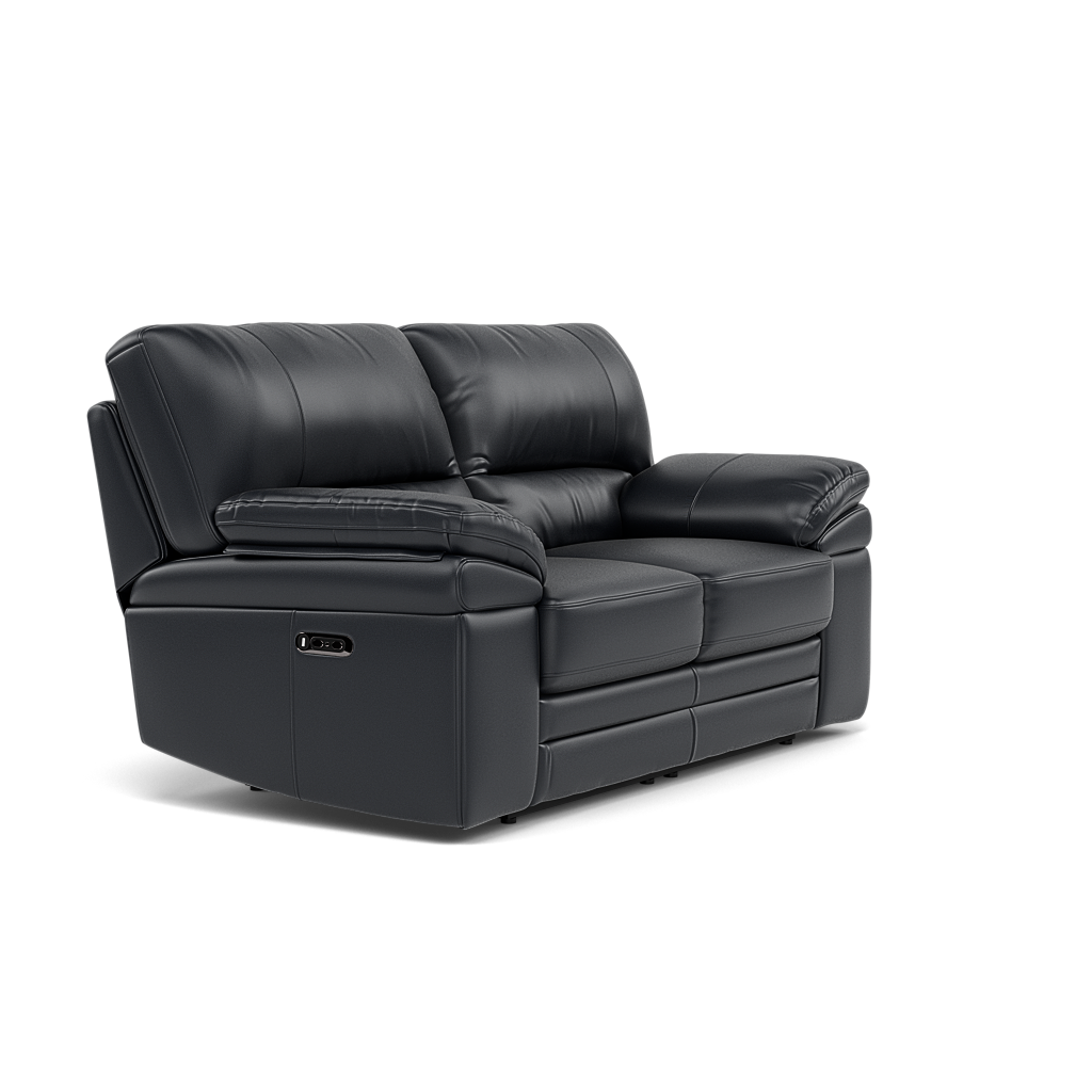 Gino 2 Seater Recliner Sofa - 2 Seater Manual Recliner Sofa Cat 60 - Manual Recliner — Cat-60/24 Montana Navy, gallery image 1
