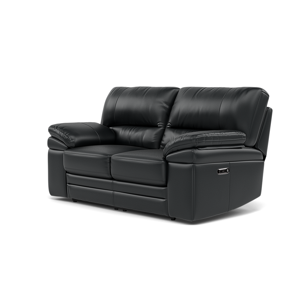 Gino 2 Seater Recliner Sofa - 2 Seater Manual Recliner Sofa Cat 60 - Manual Recliner — Cat-60/25 Montana Charcoal, gallery image 3