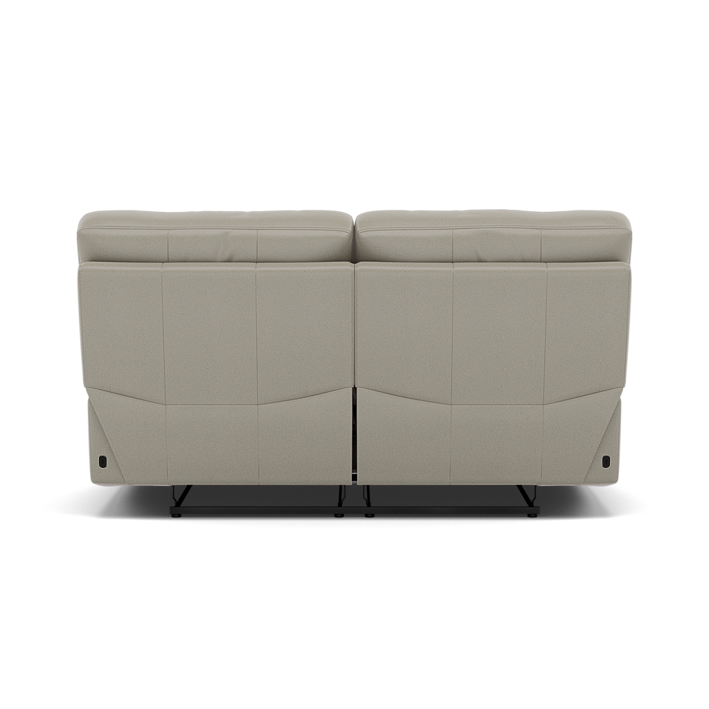 Gino 2 Seater Recliner Sofa - 2 Seater Manual Recliner Sofa Cat 60 - Manual Recliner — Cat-60/28 Montana New Grey, gallery image 2