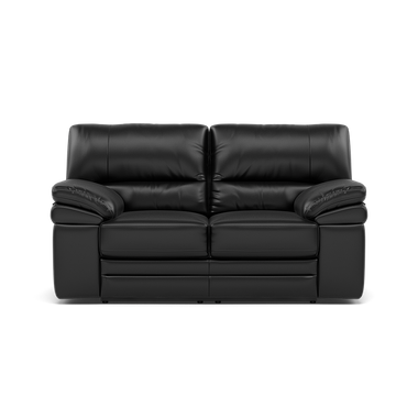Gino 2 Seater Recliner Sofa - 2 Seater Manual Recliner Sofa Cat 60 - Manual Recliner 2 Seater Sofas Sterling Home 11 Cat-60/22 Montana Jet Black
