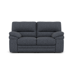Gino 2 Seater Recliner Sofa - 2 Seater Manual Recliner Sofa F8 - Manual Recliner 2 Seater Sofas Sterling Home 6 Hopsack Midnight 70005
