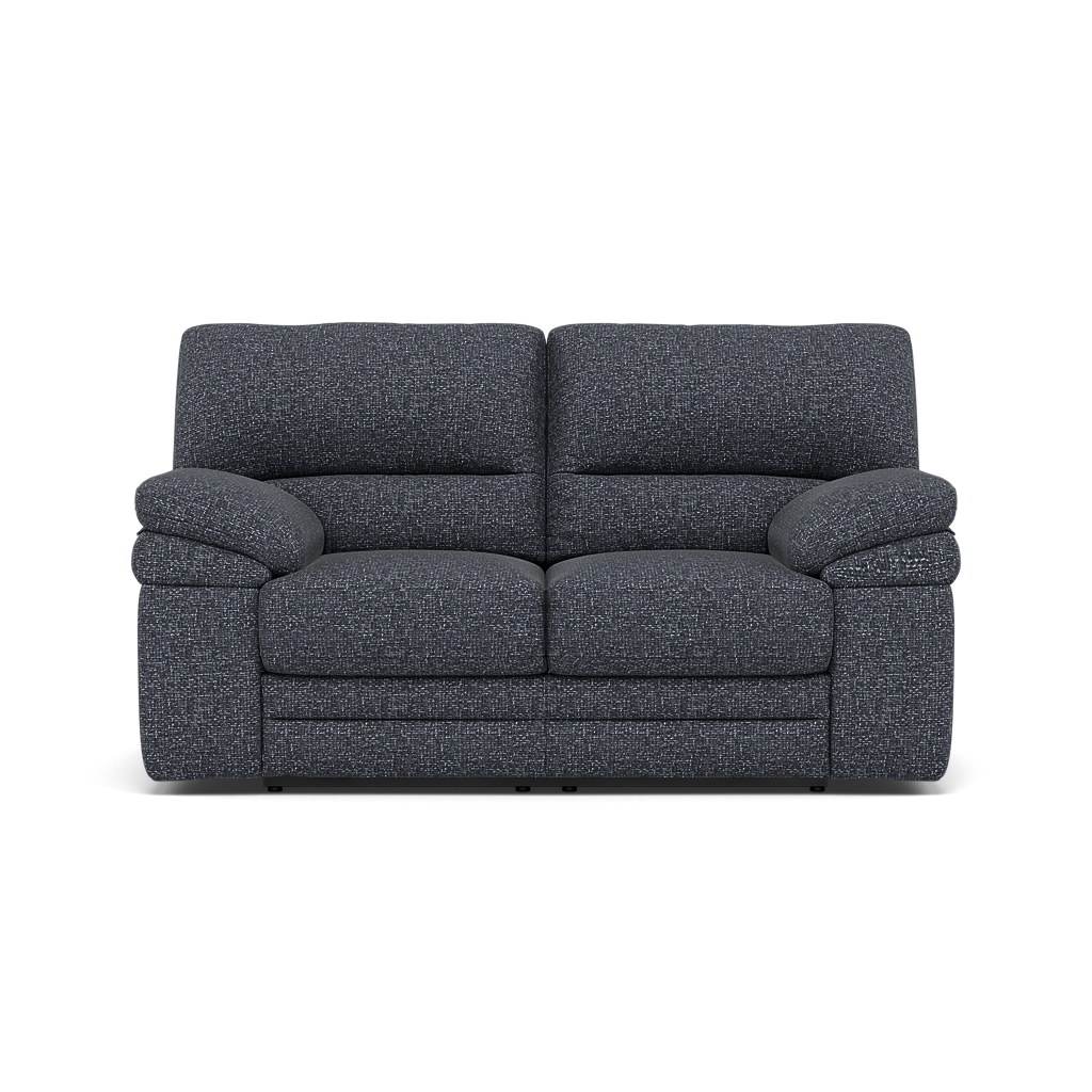 Gino 2 Seater Recliner Sofa - 2 Seater Manual Recliner Sofa F8 - Manual Recliner 2 Seater Sofas Sterling Home 6 Hopsack Midnight 70005