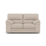 Gino 2 Seater Recliner Sofa - 2 Seater Manual Recliner Sofa F8 - Manual Recliner 2 Seater Sofas Sterling Home 3 Hopsack Natural 70002