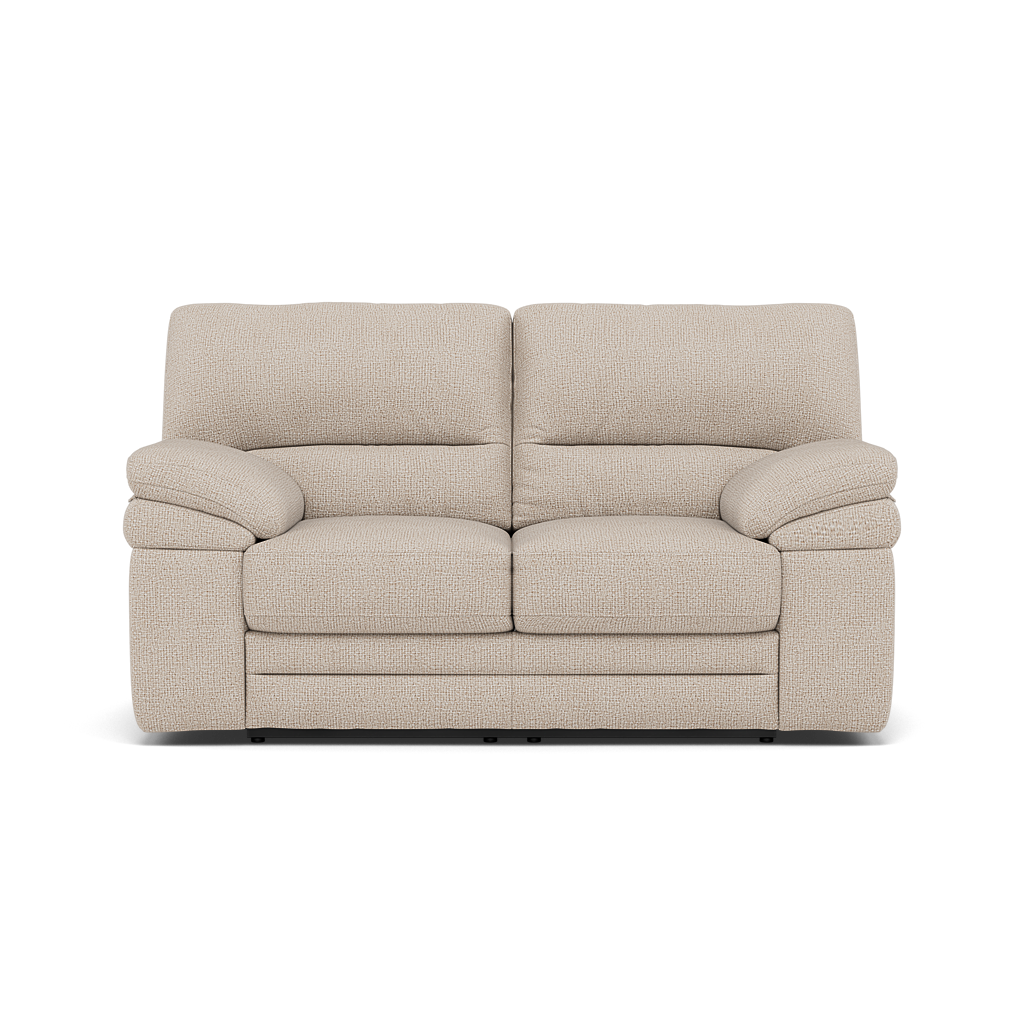 Gino 2 Seater Recliner Sofa - 2 Seater Manual Recliner Sofa F8 - Manual Recliner 2 Seater Sofas Sterling Home 3 Hopsack Natural 70002