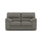 Gino 2 Seater Recliner Sofa - 2 Seater Manual Recliner Sofa F8 - Manual Recliner 2 Seater Sofas Sterling Home 4 Hopsack Platinum 70003