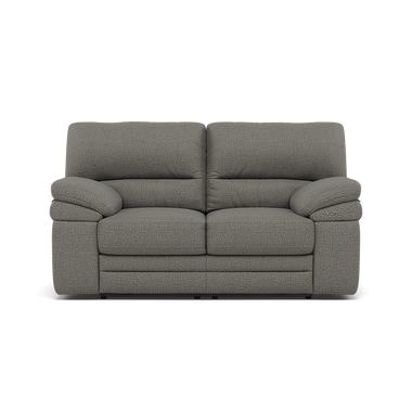Gino 2 Seater Recliner Sofa - 2 Seater Manual Recliner Sofa F8 - Manual Recliner 2 Seater Sofas Sterling Home 4 Hopsack Platinum 70003