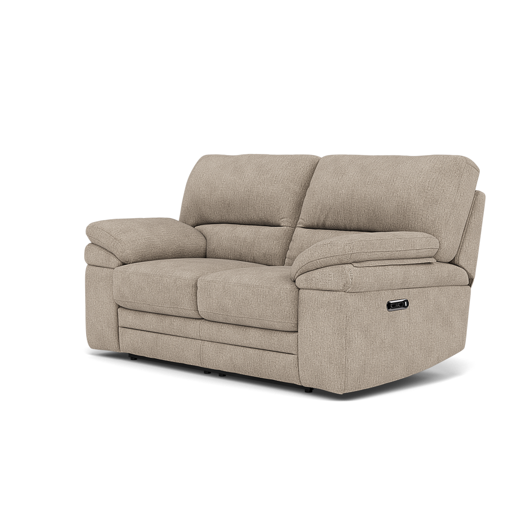Gino 2 Seater Recliner Sofa - 2 Seater Manual Recliner Sofa F8 - Manual Recliner — Darwin Mink 50366, gallery image 3